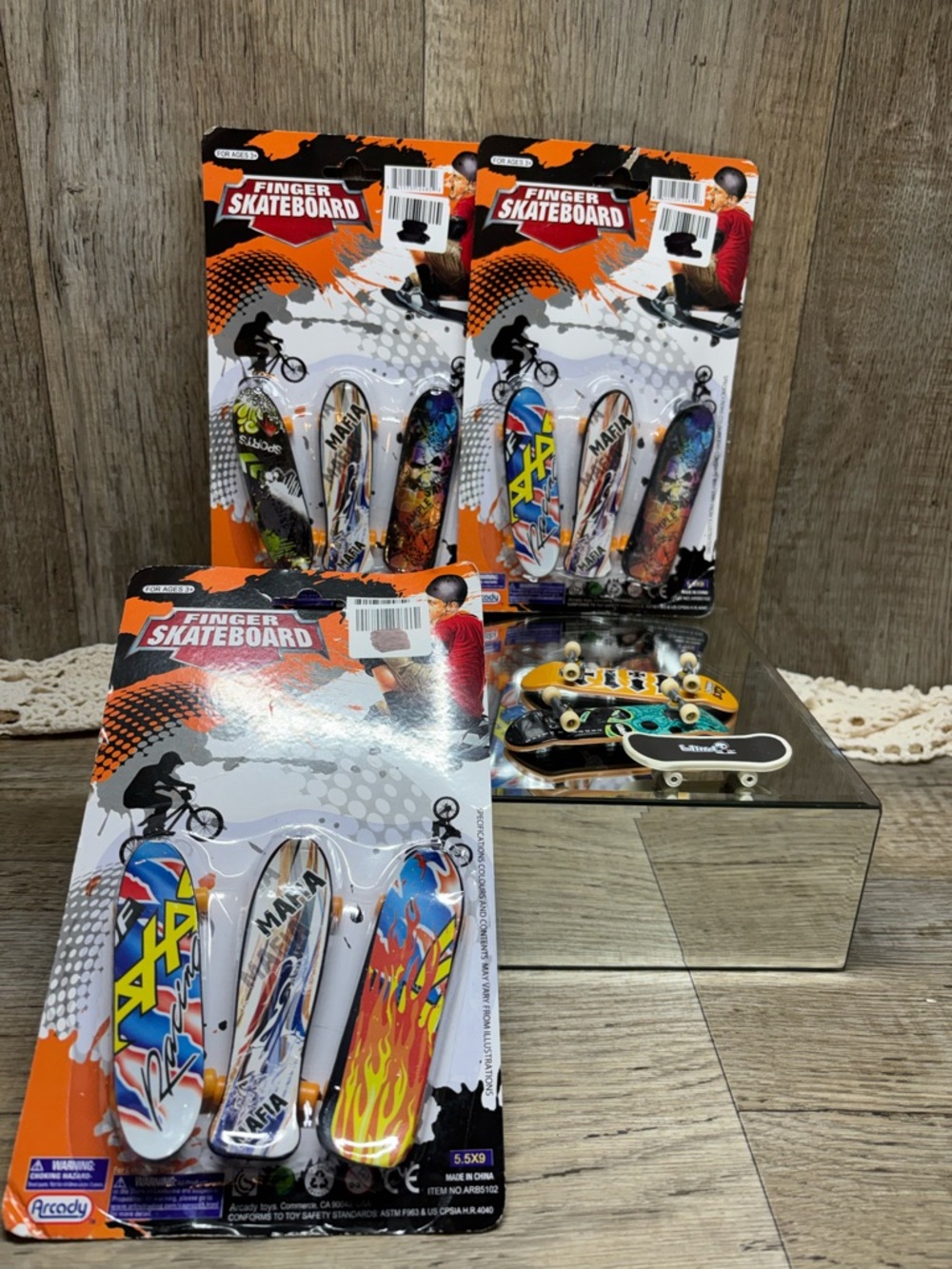 Lot Of 12 Finger Skateboards! Cake Toppers, Collective Y2K Vibe